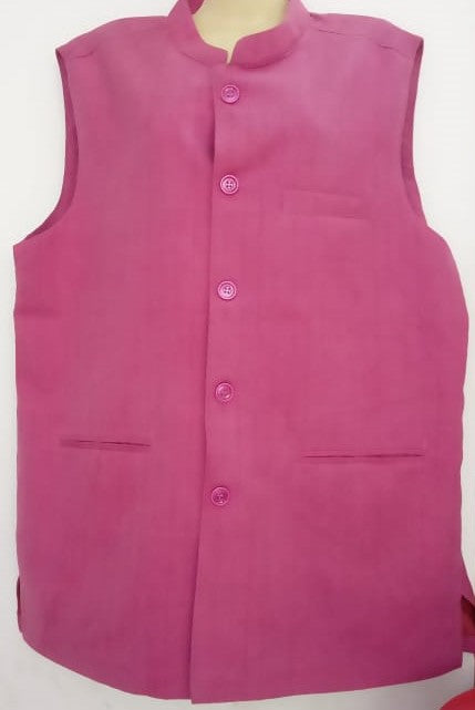 Fine Hemp Vest Coat
