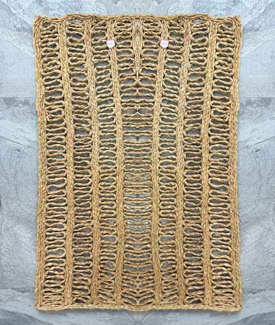 Hand Braided Jute Doormat - Rectangular