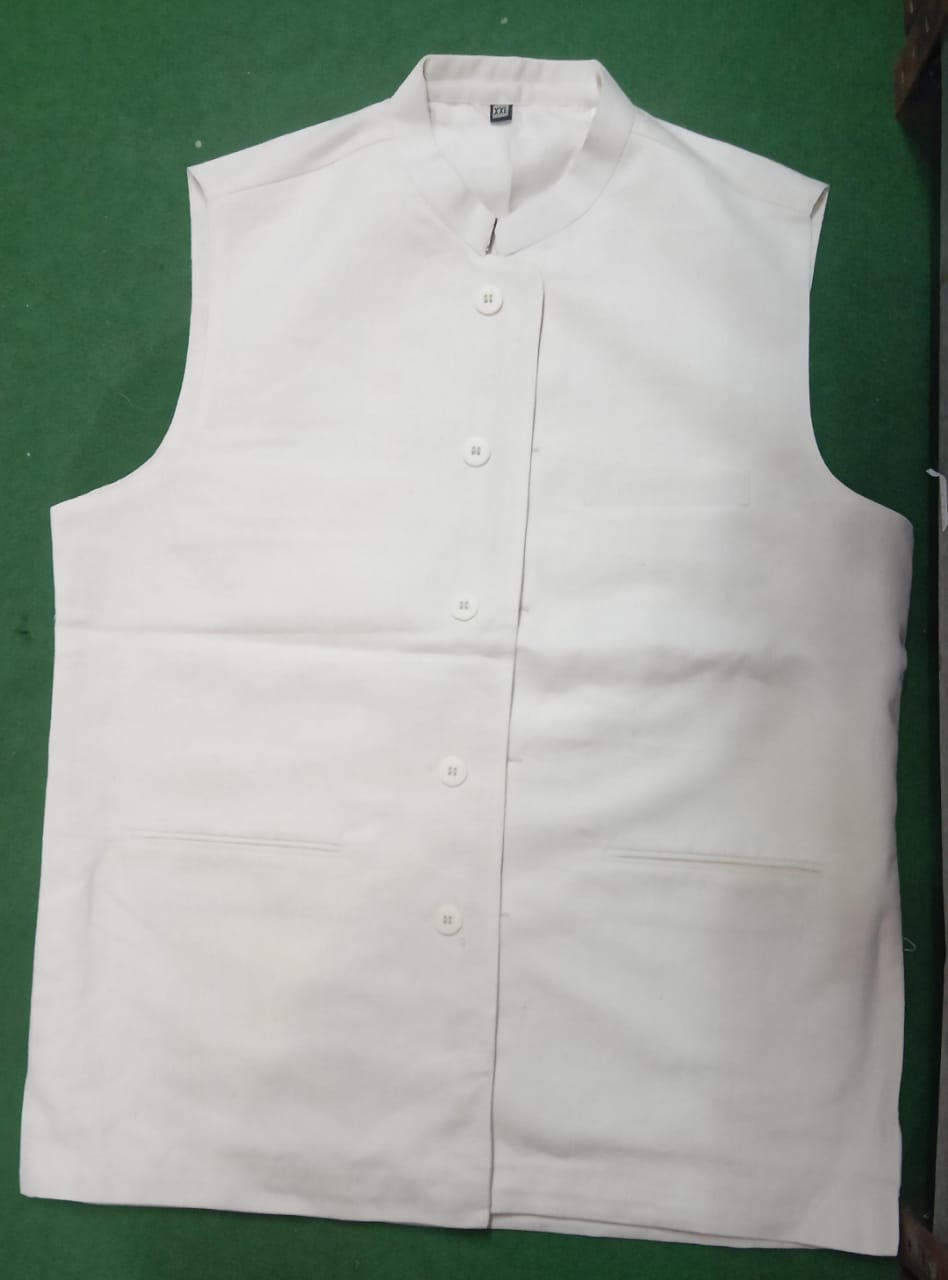 Fine Hemp Vest Coat
