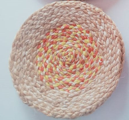 Hand Braided Jute Hot Pad