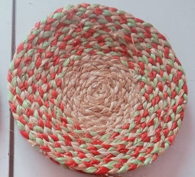 Hand Braided Jute Hot Pad