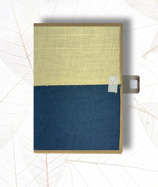 Jute File Folder with Velcro Closure