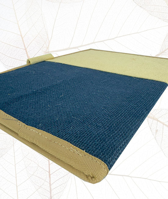 Jute File Folder with Velcro Closure