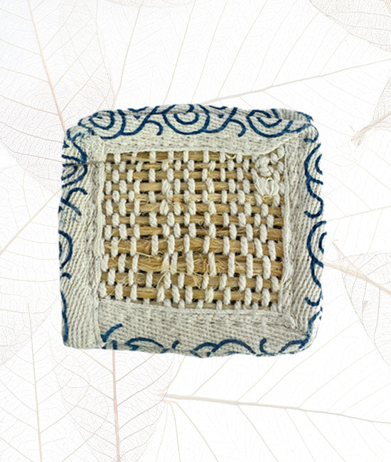 Handloom Weave Tea Cup Coaster