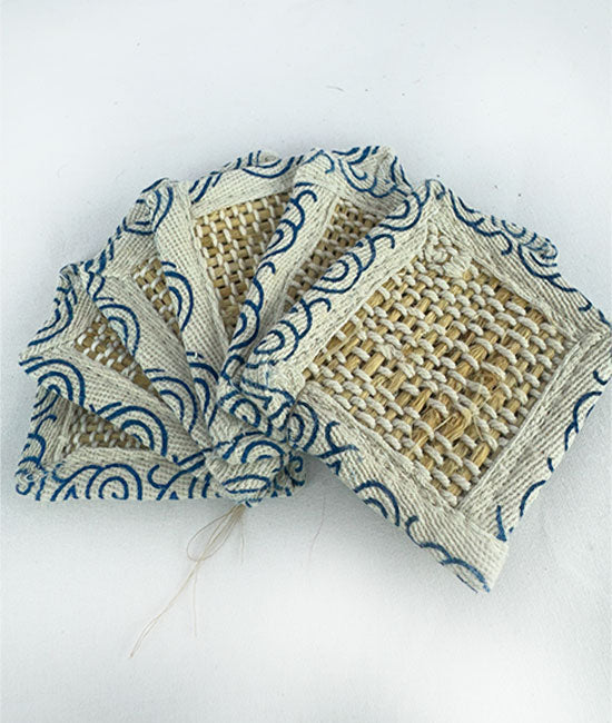 Handloom Weave Tea Cup Coaster