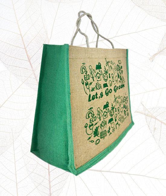 Printed Jute Tiffin bag