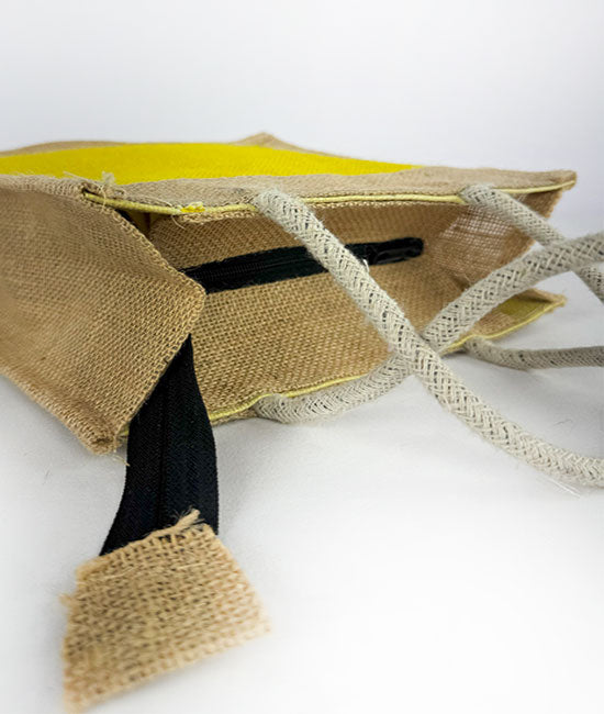 Printed Jute Tiffin bag