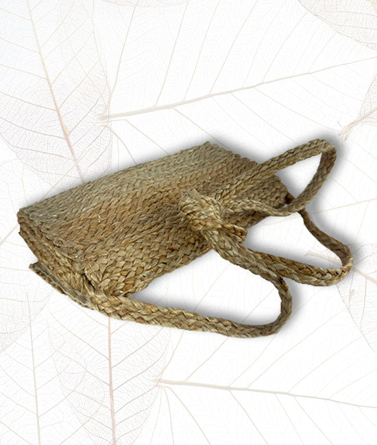 Hand Braided Jute Side Purse