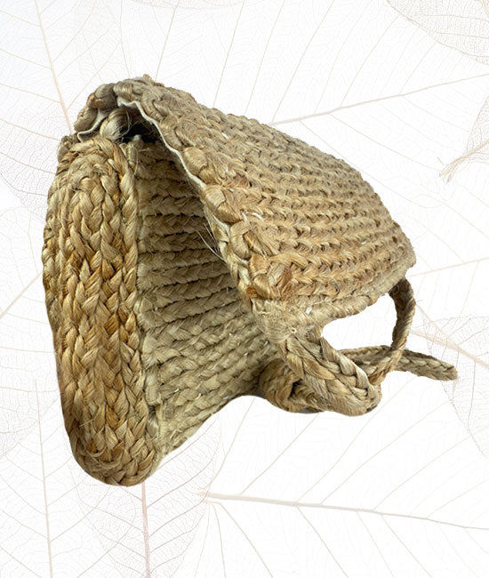 Hand Braided Jute Side Purse