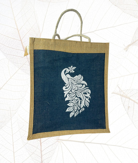 Printed Jute Tiffin bag