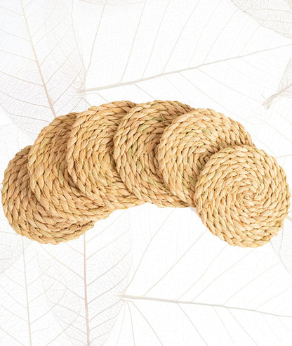 Hand-Braided Bhimal Tea Cup Coaster