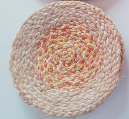 Hand Braided Jute Hot Pad