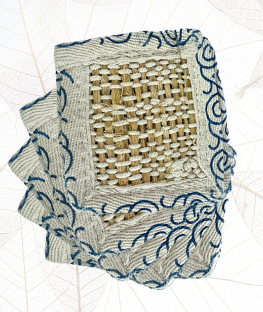 Handloom Weave Tea Cup Coaster