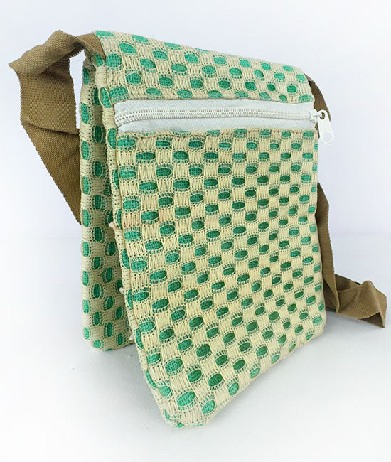 Jute Sling Bag With Plain Net
