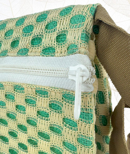 Jute Sling Bag With Plain Net