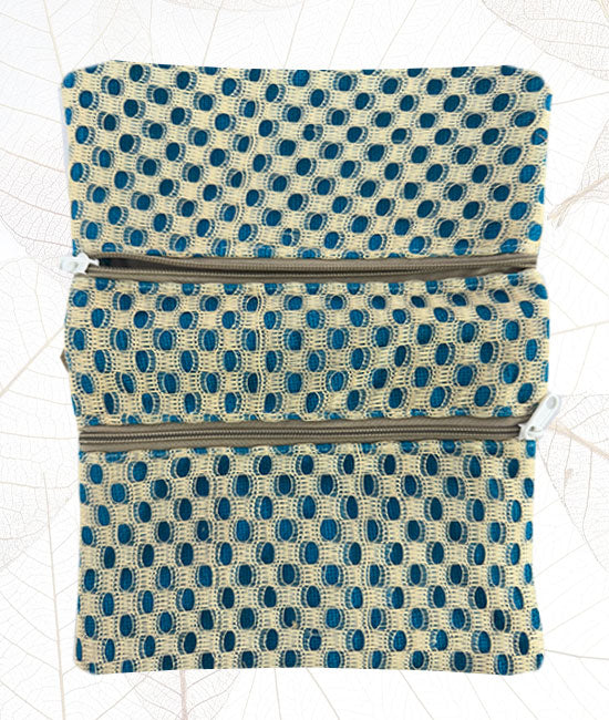 Jute Sling Bag With Plain Net