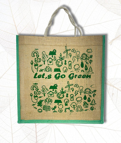 Printed Jute Tiffin bag