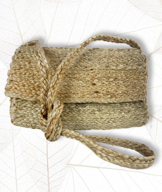 Hand Braided Bhimal Side Purse