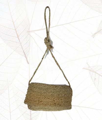 Hand Braided Jute Side Purse