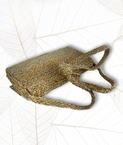Hand Braided Jute Side Purse