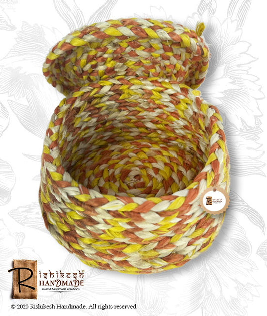 Hand-Braided Lid Box