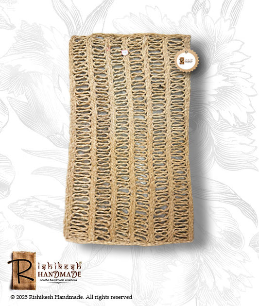 Hand Braided Jute Doormat - Rectangular